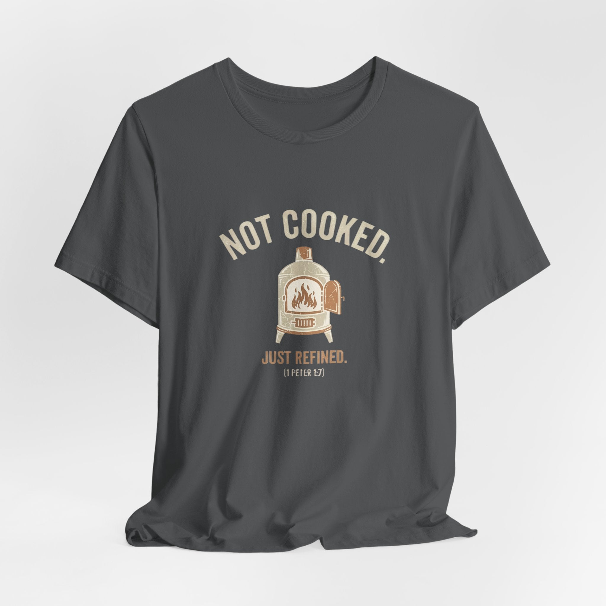 Not Cooked Just Refined Shirt, Ceramic Kiln Pottery Tee, Funny Resin Artist Gift, Vintage Style Graphic T Shirt, Unisex