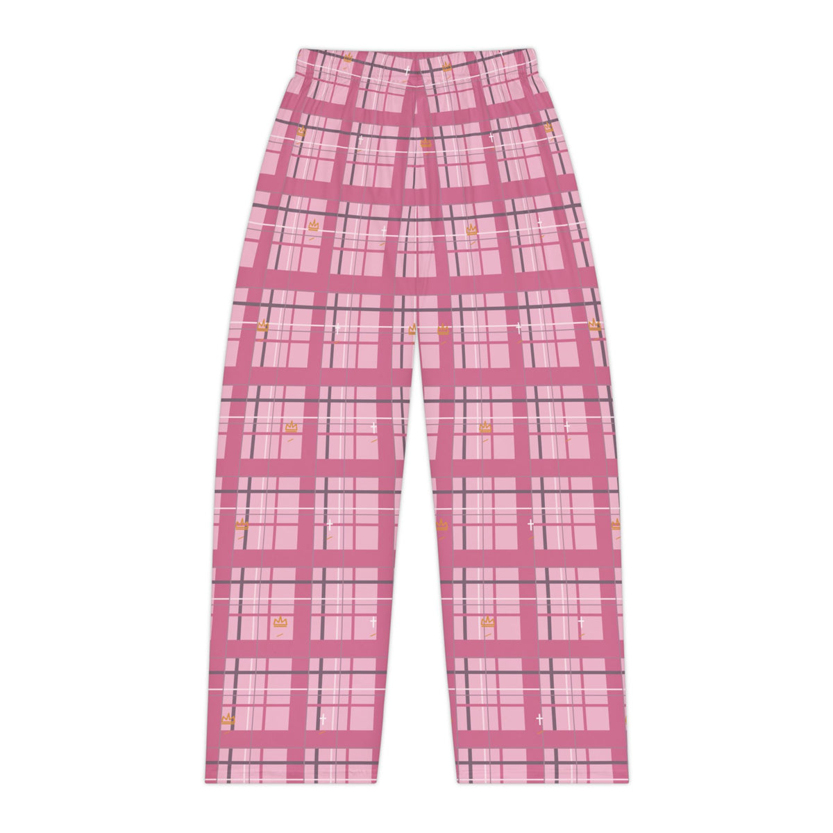 Grace Wins Pink Plaid Christian Pajama Pants