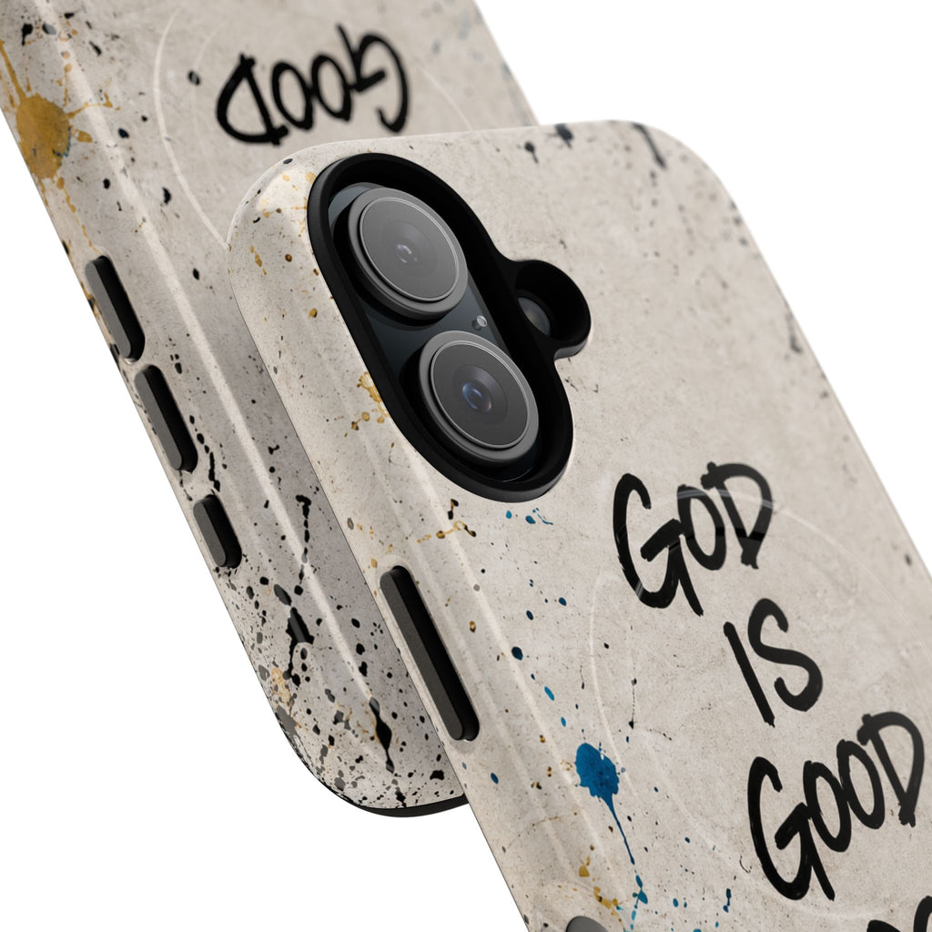 God Is Good Minimal Graffiti Tough Magnetic Phone Case
