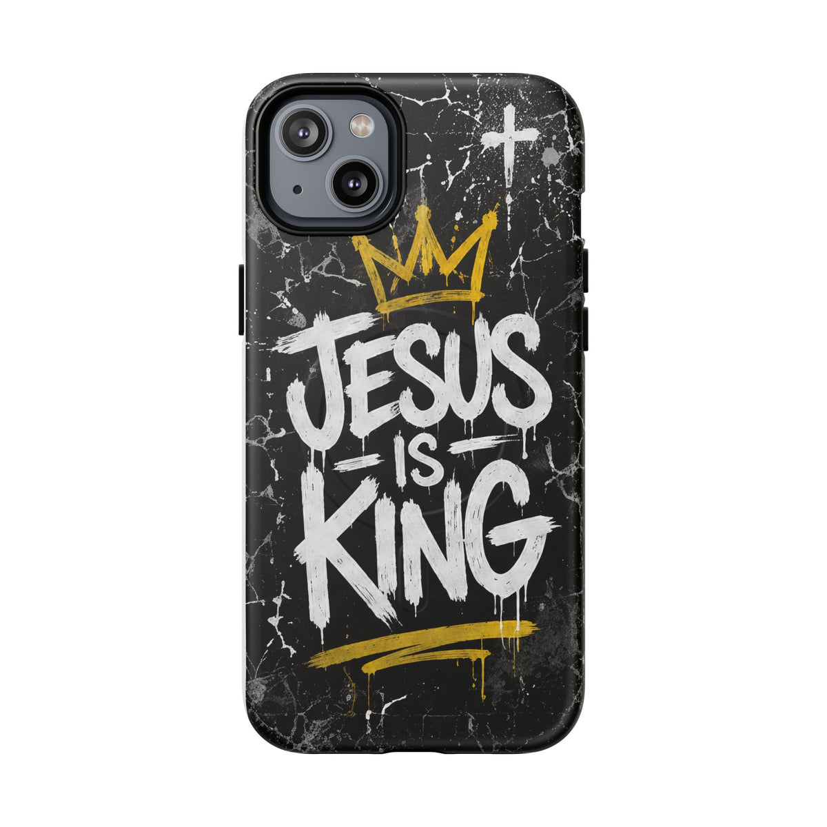 Jesus Is King Christian Graffiti Phone Case