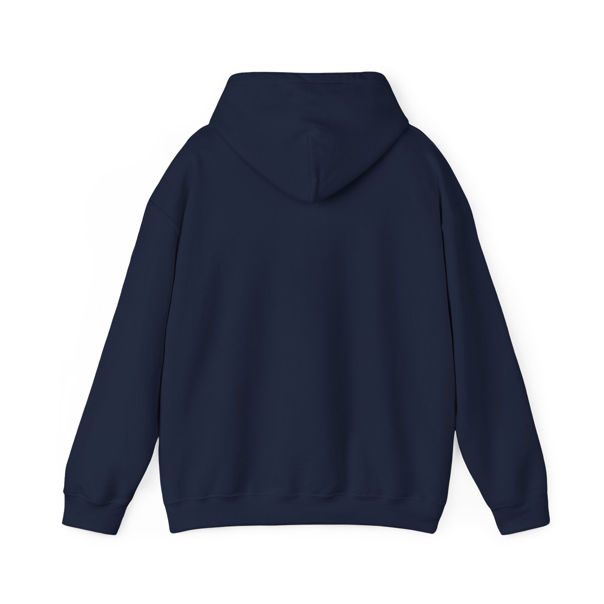 Faith script with heart Hoodie | White vertical faith design