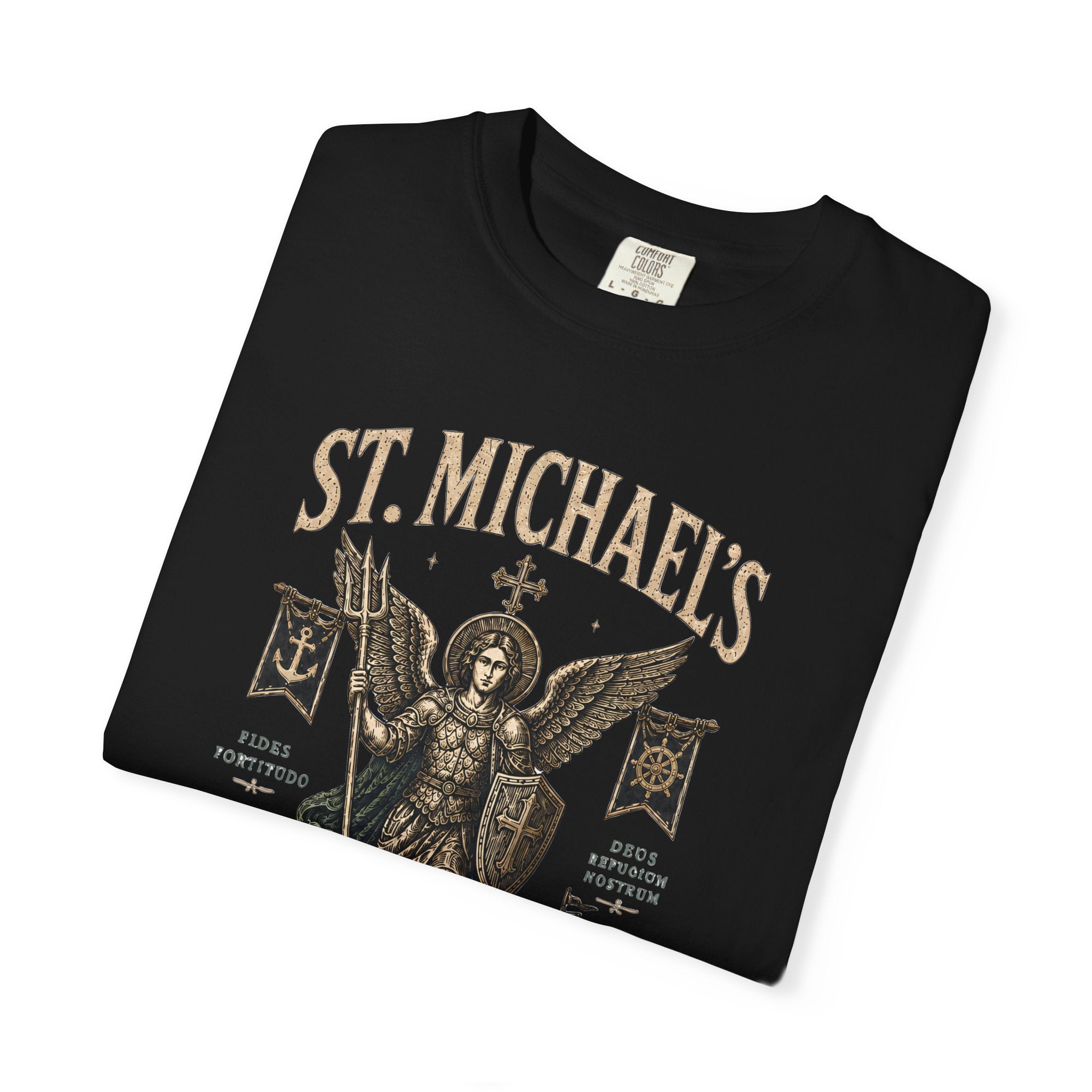 St Michaels Maritime Guild Shirt, Archangel Michael Tee, Christian Nautical Shirt, Catholic Angel Shirt, Spiritual Battle Tee