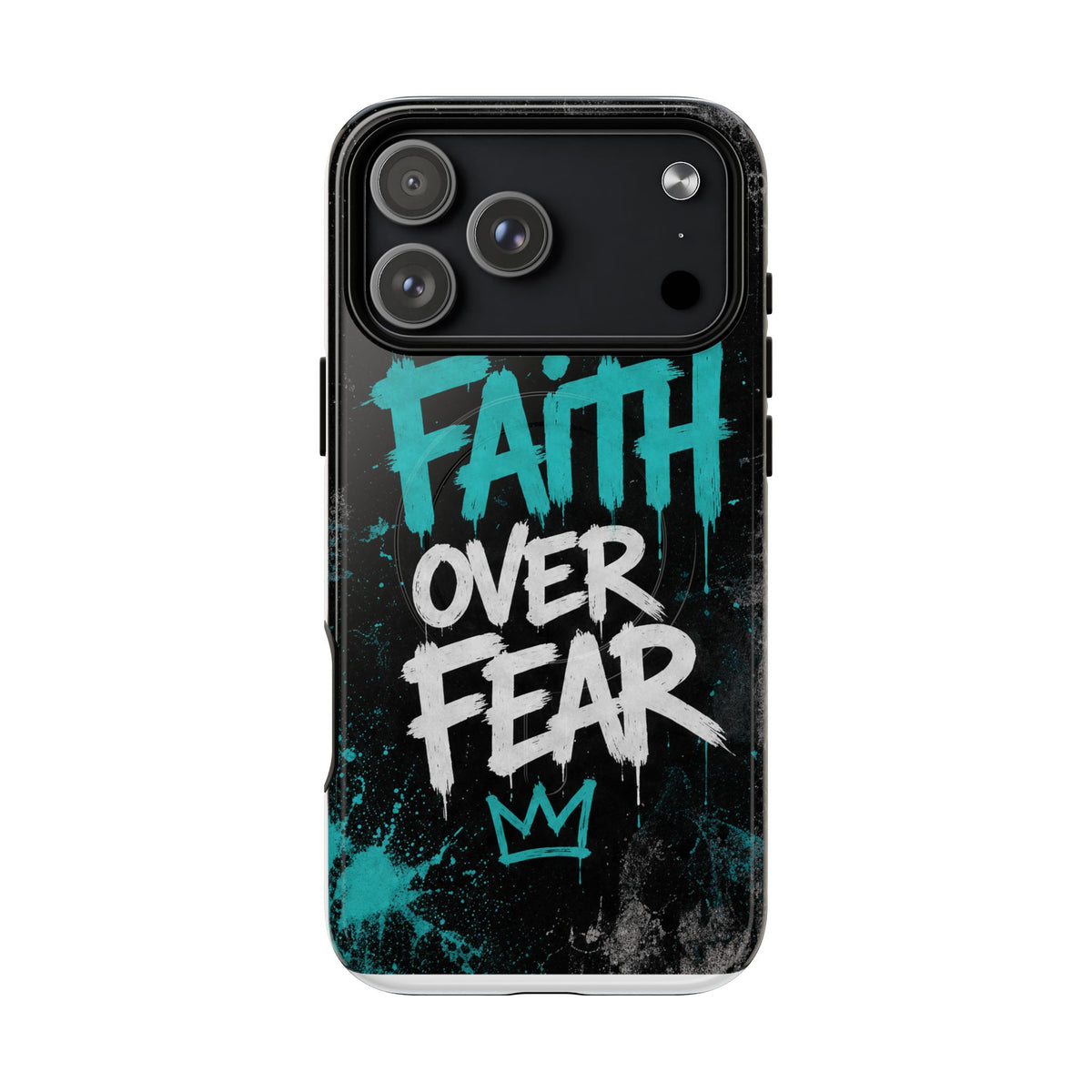 Faith Over Fear Christian Graffiti Phone Case