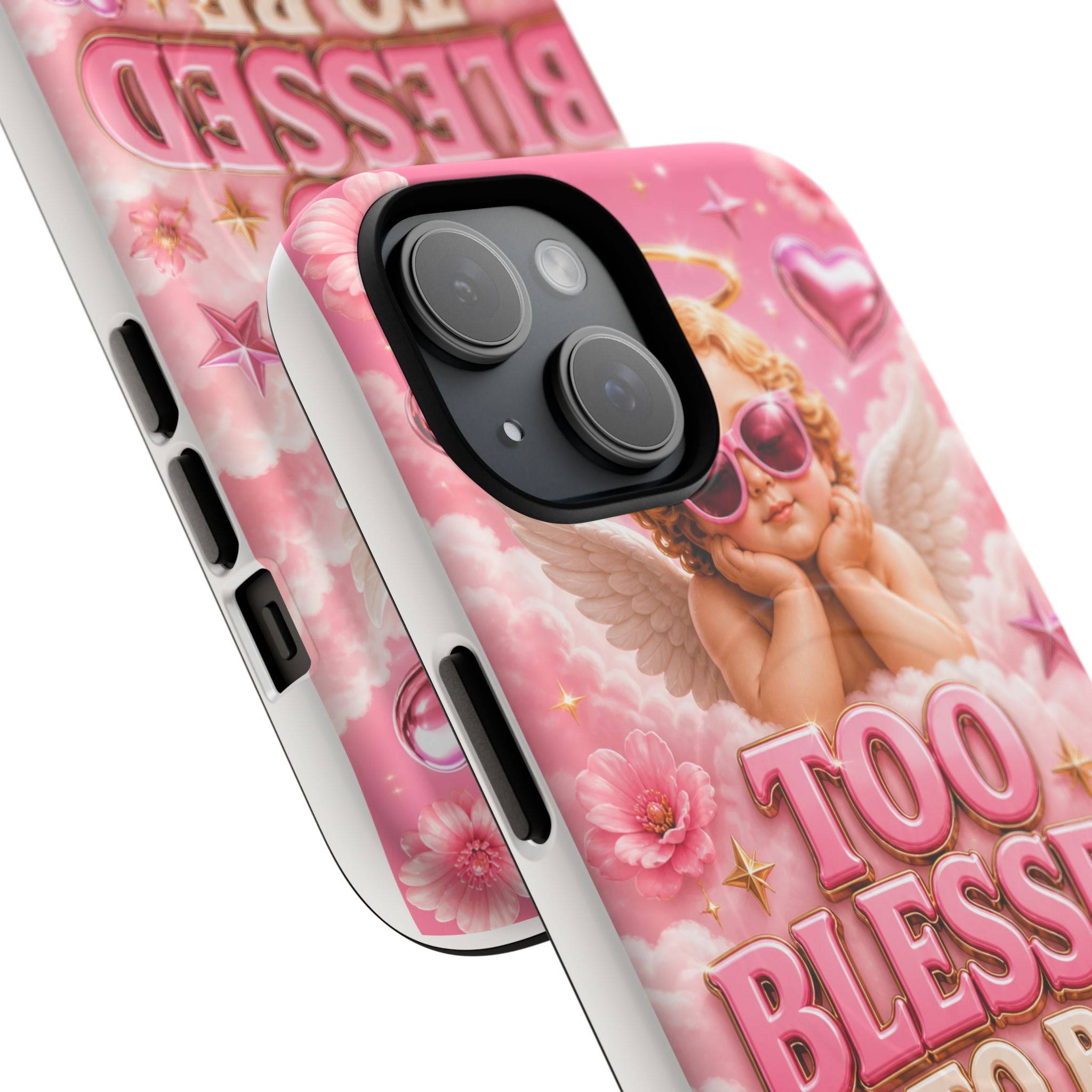 Too Blessed To Be Pressed MagSafe Tough Phone Case