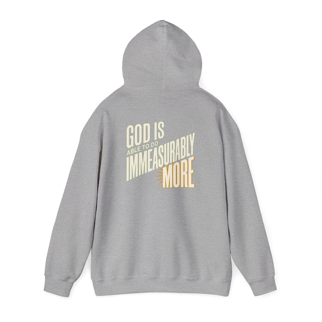 Ephesians 3:20 Hoodie, Christian Hoodie, Faith Based Sweatshirt, God Is Able Hoodie, Christian Streetwear, Bible Verse Hoodie, Unisex