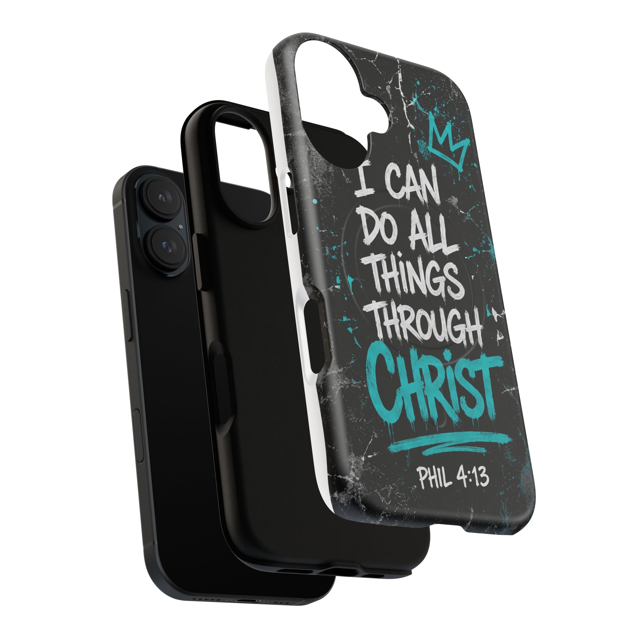 Through Christ Philippians 4:13 Tough Magnetic Phone Case