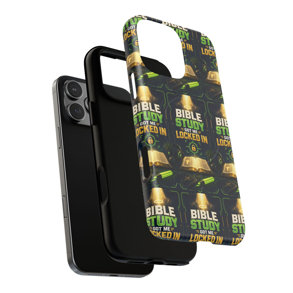 Bible Study Got Me Locked In MagSafe Tough Phone Case
