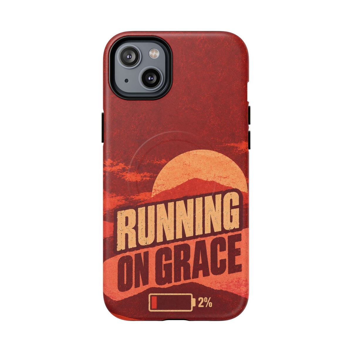 Running on Grace Christian Tough Magnetic Phone Case