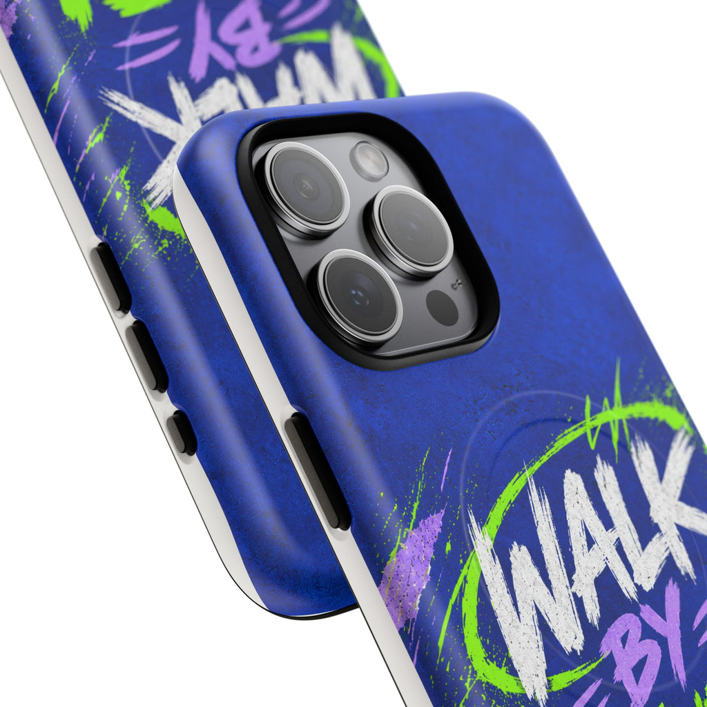 Walk by Faith Not by Screen Time Christian Tough Magnetic Phone Case