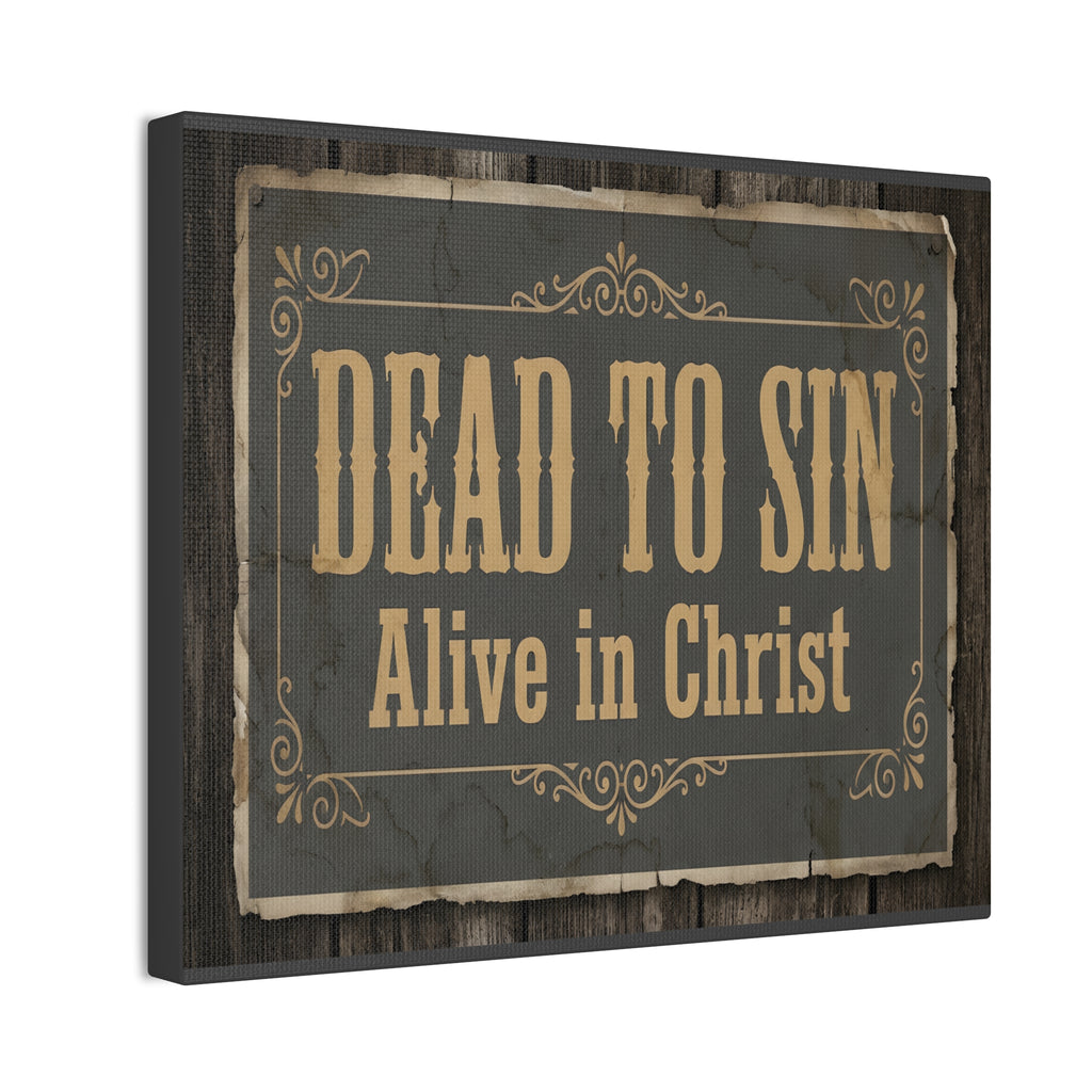 Vintage Saloon Style Christian Canvas Wall Art
