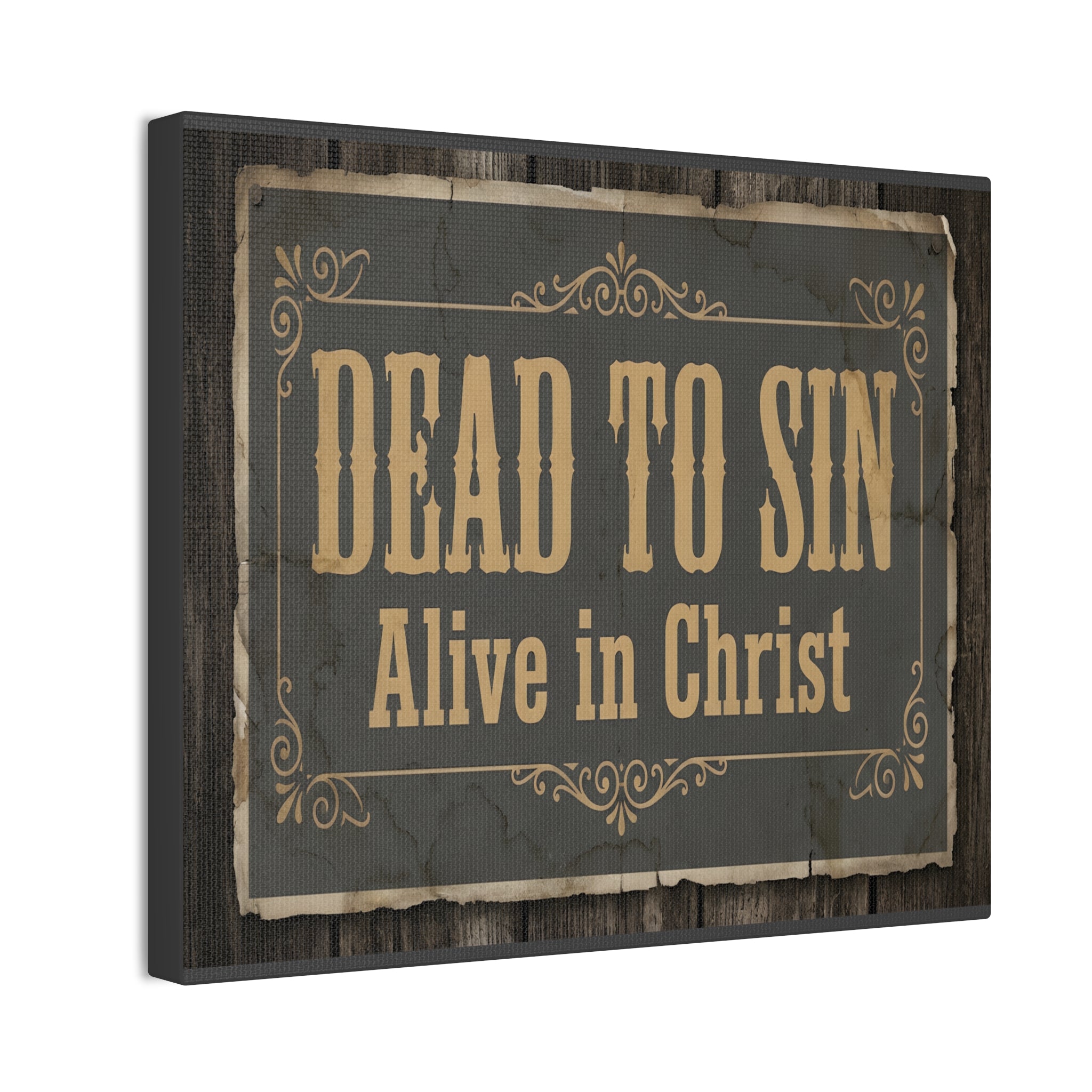 Vintage Saloon Style Christian Canvas Wall Art