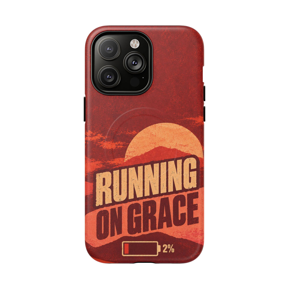 Running on Grace Christian Tough Magnetic Phone Case