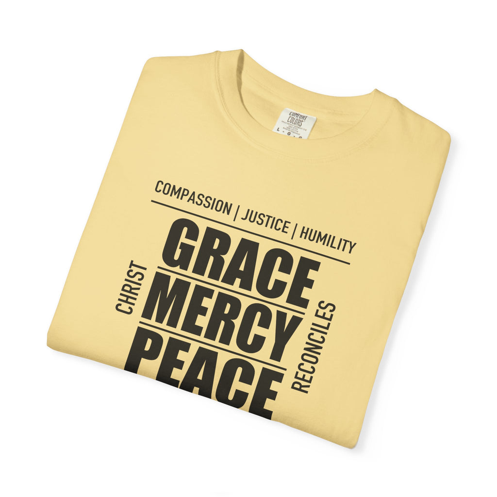 Grace Mercy Peace | Christian Tee