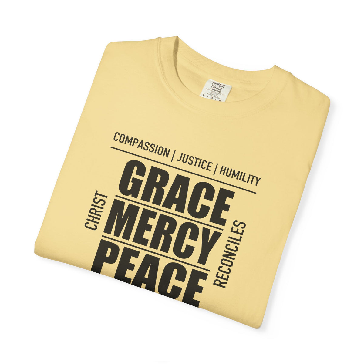 Grace Mercy Peace | Christian Tee