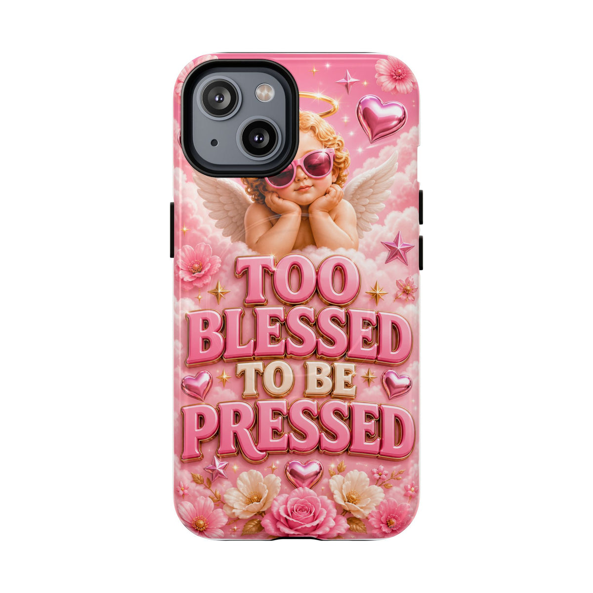 Too Blessed To Be Pressed Magsafe Phone Case