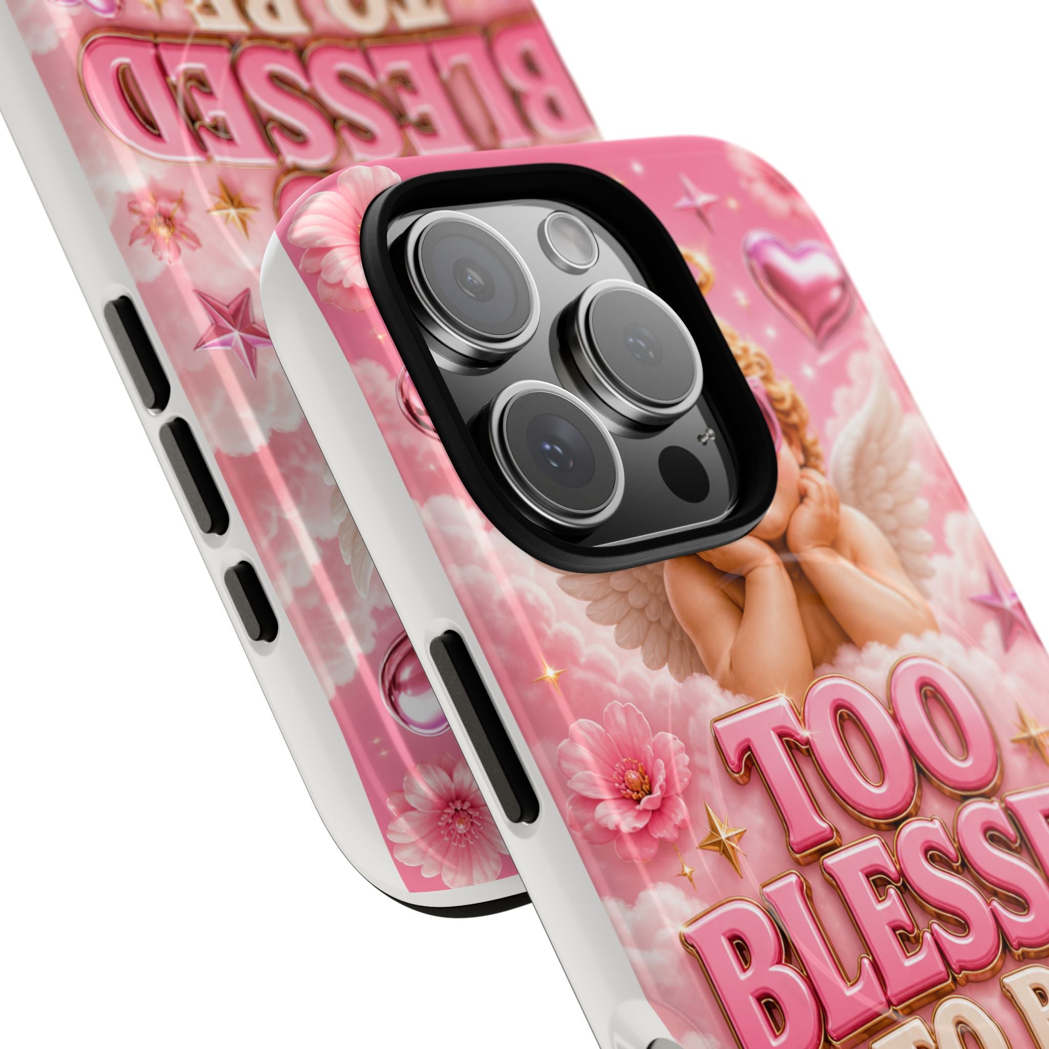 Too Blessed To Be Pressed MagSafe Tough Phone Case