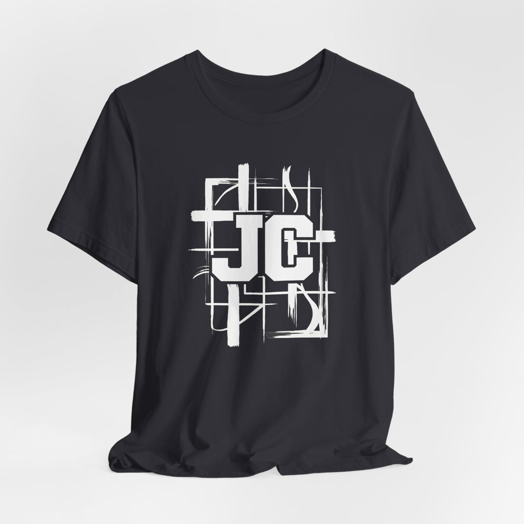 JC Monogram Shirt, Jesus Christ Initials Tee, Christian Streetwear Graphic Tee, Minimalist Faith T Shirt, Unisex Everyday Gift