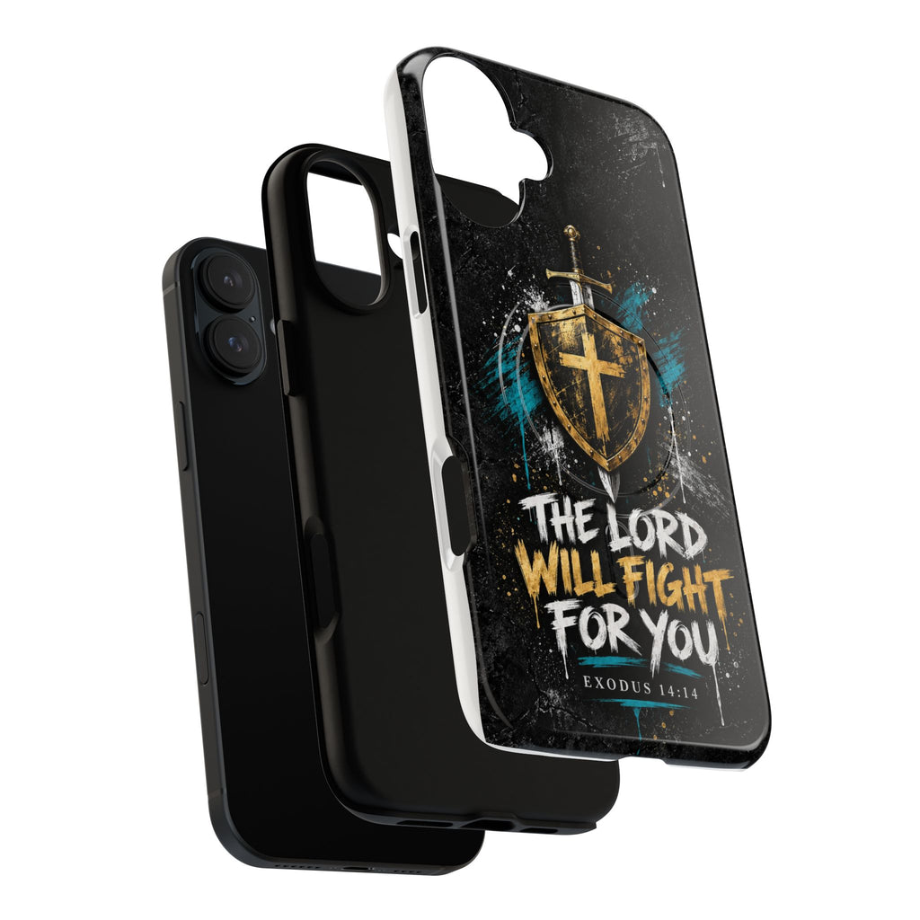 The Lord Will Fight for You Tough Magnetic Phone Case