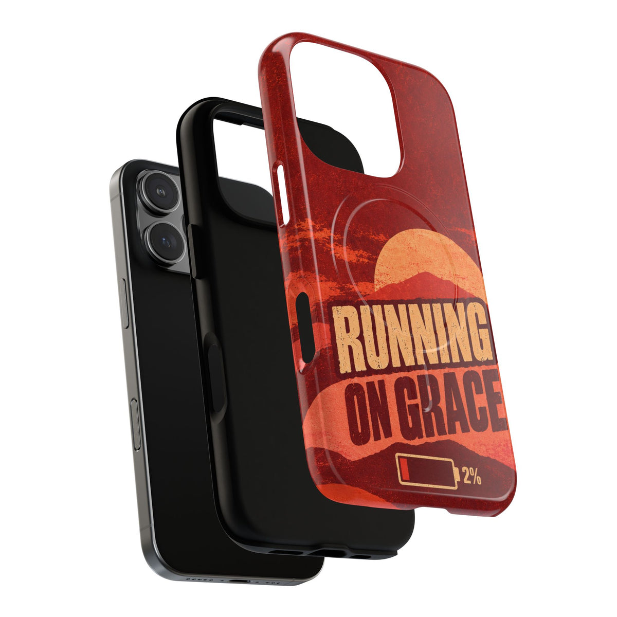 Running on Grace Christian Tough Magnetic Phone Case