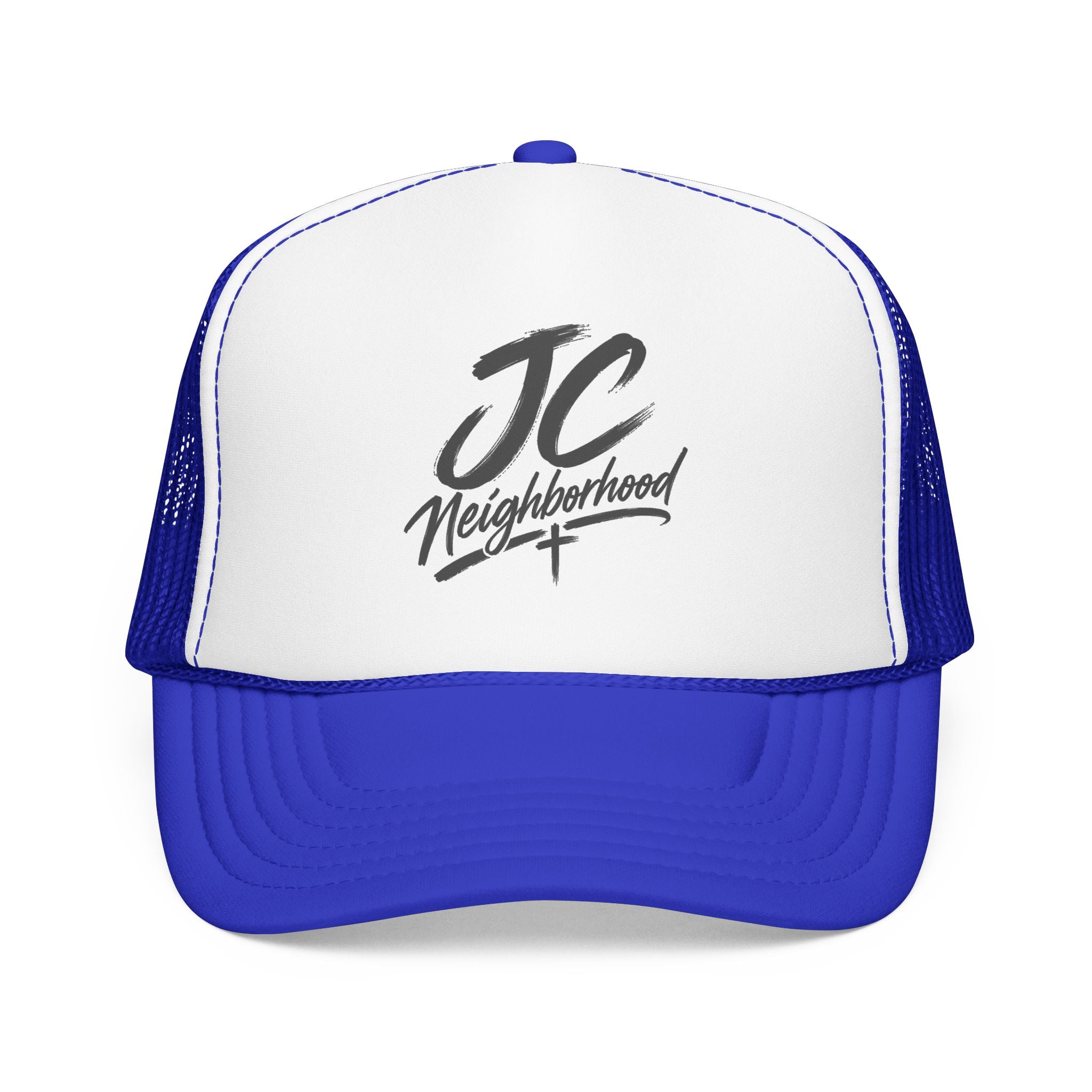 JC Neighborhood Foam Trucker Hat, Christian Streetwear Cap