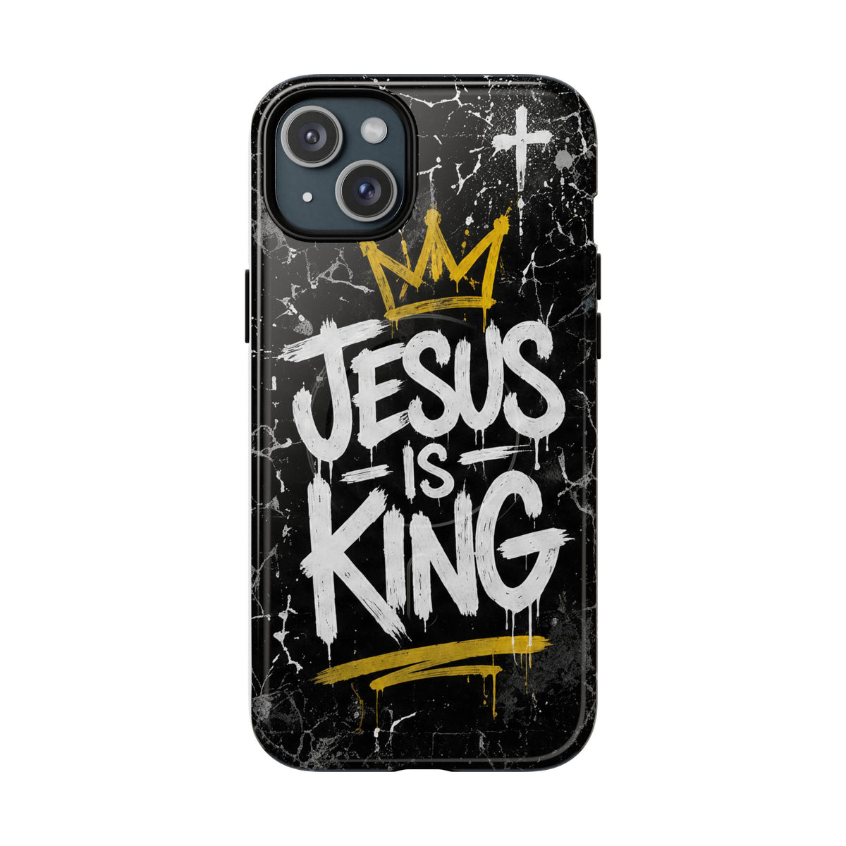 Jesus Is King Christian Graffiti Phone Case