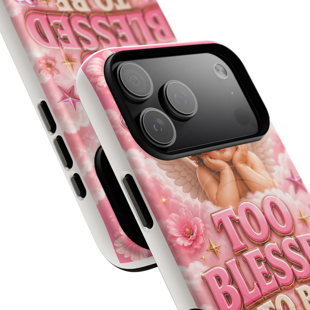 Too Blessed To Be Pressed MagSafe Tough Phone Case
