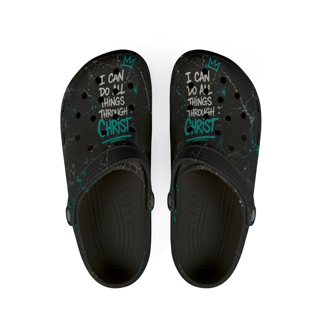 Through Christ EVA Foam Clogs (AOP)