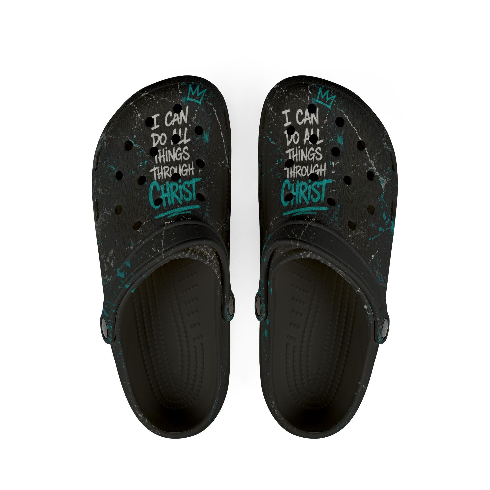 Through Christ EVA Foam Clogs (AOP)