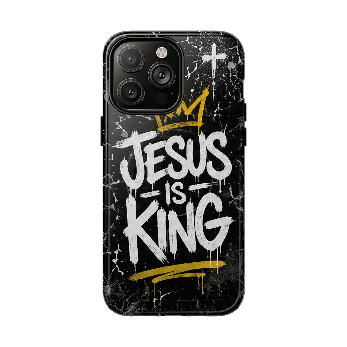 Jesus Is King Christian Graffiti Phone Case