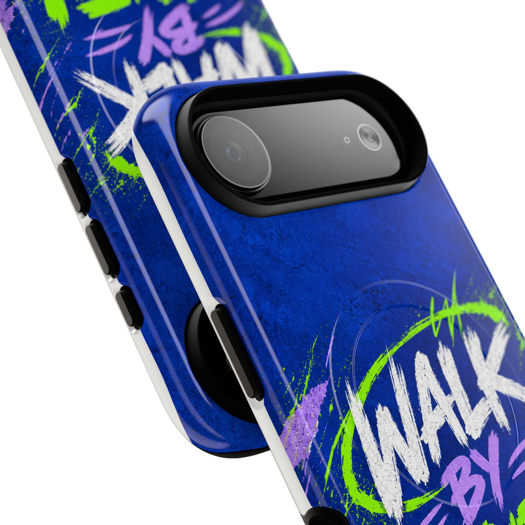 Walk by Faith Not by Screen Time Christian Tough Magnetic Phone Case
