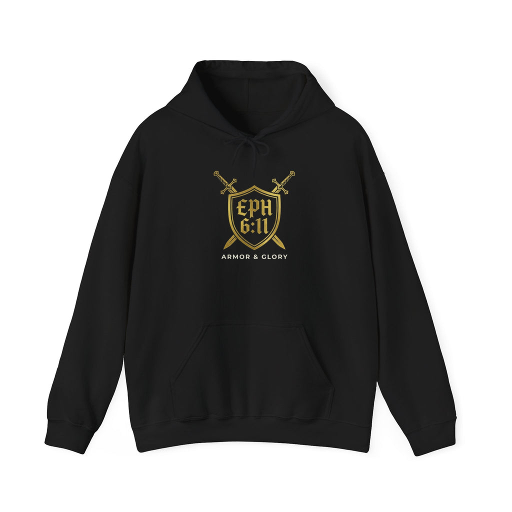 Ephesians 6:11 Armor of God Hoodie, Put On Full Armor Sweatshirt, Christian Scripture Hoodie, Faith Streetwear Gift