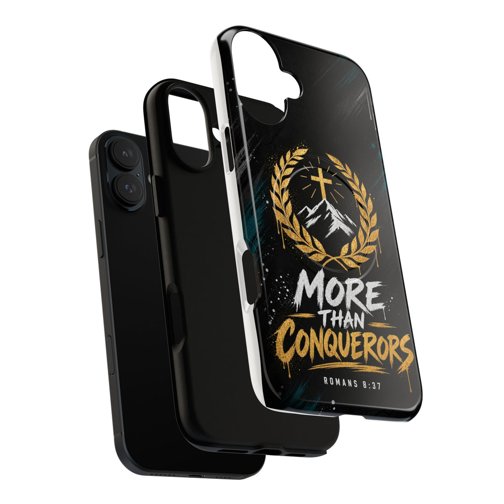 More Than Conquerors Tough Magnetic Phone Case