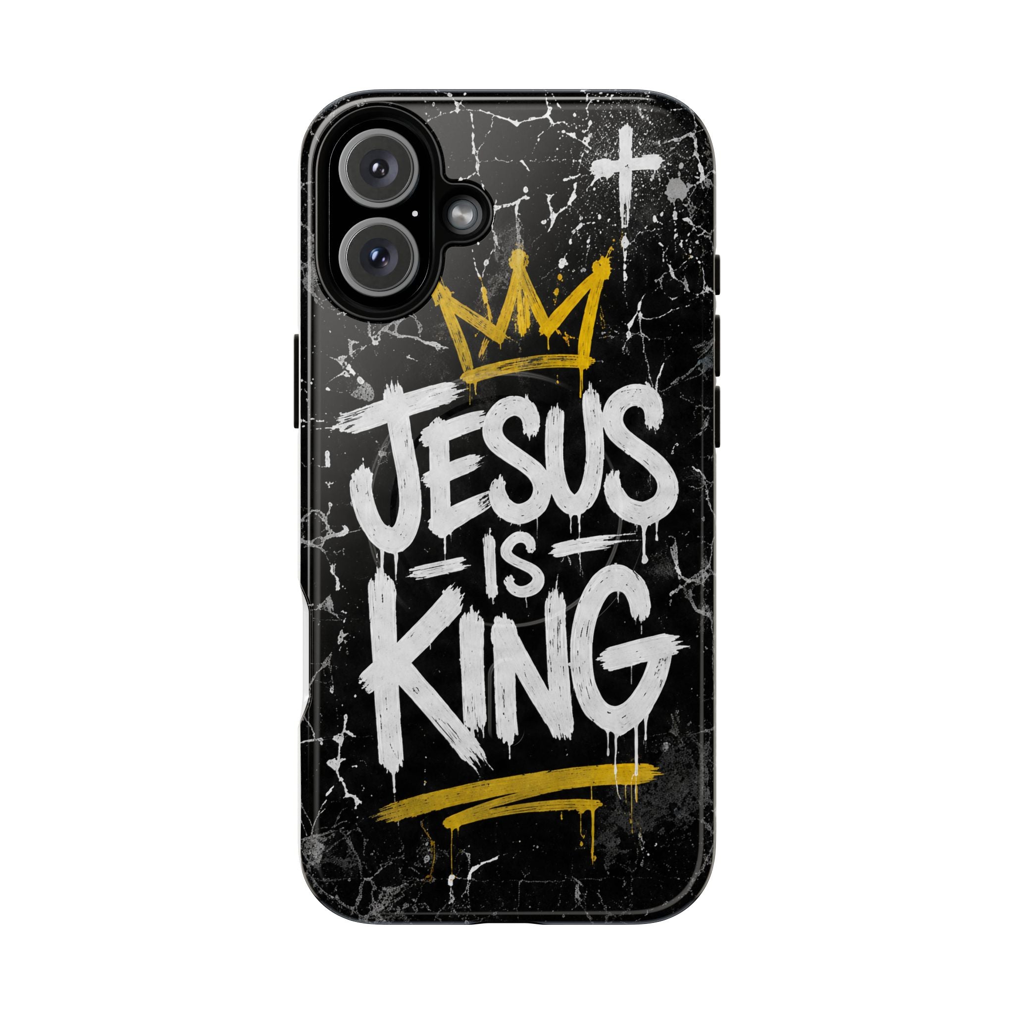 Jesus Is King Christian Graffiti Phone Case