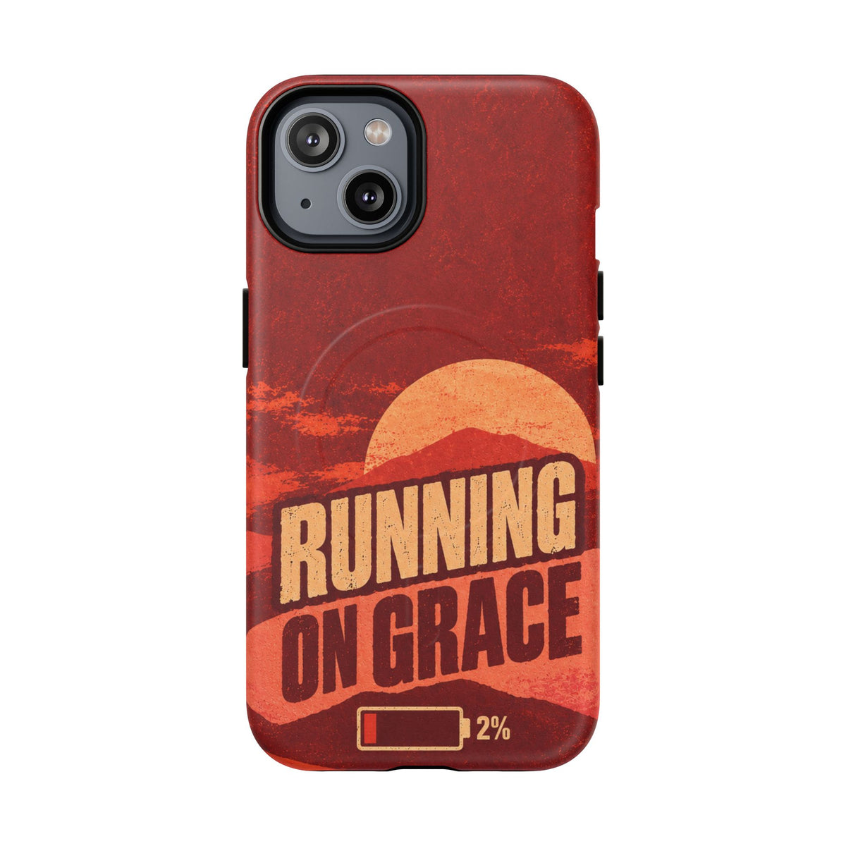Running on Grace Christian Tough Magnetic Phone Case