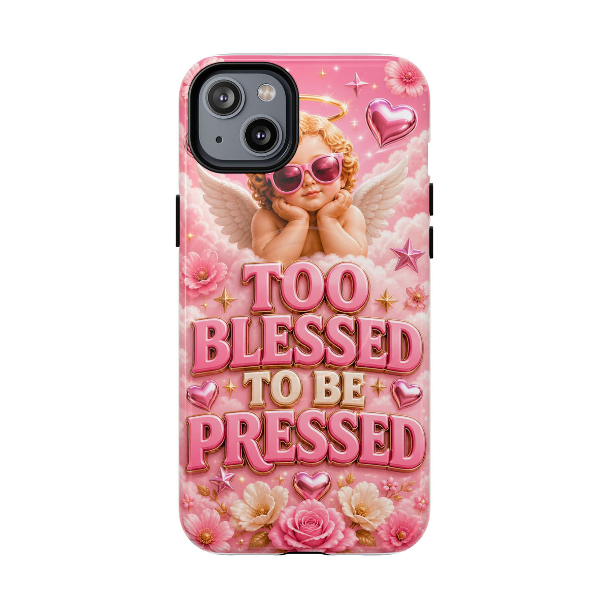Too Blessed To Be Pressed Magsafe Phone Case