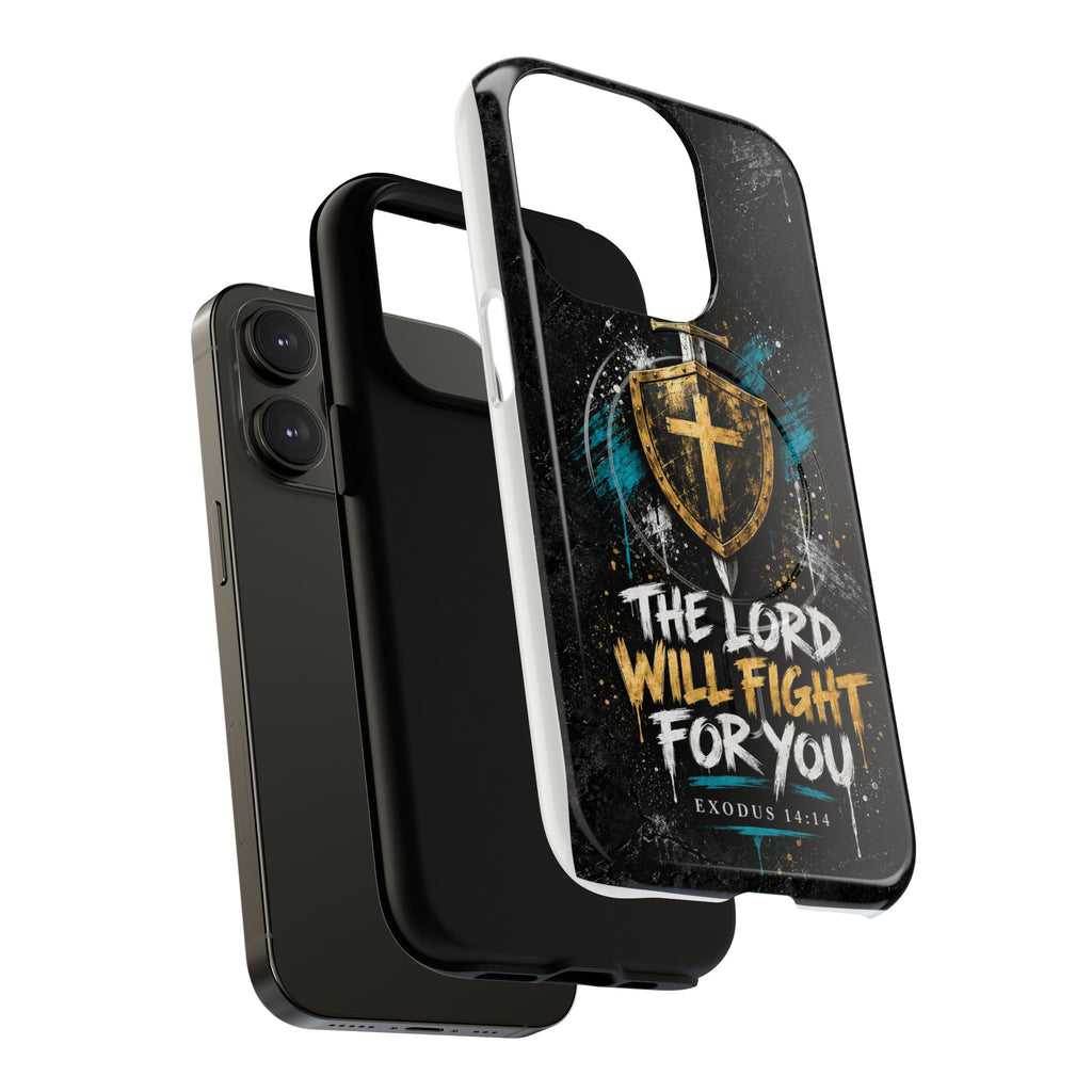 The Lord Will Fight for You Tough Magnetic Phone Case