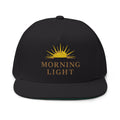 Morning Light Hat, Christian Embroidered Cap, Faith Sunrise Hat, Minimalist Christian Hat, Scripture Inspired Apparel, Unisex Flat Bill Cap