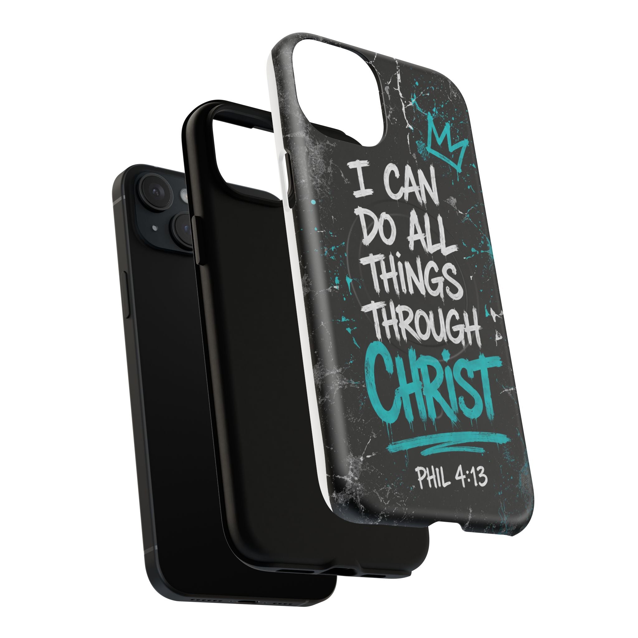 Through Christ Philippians 4:13 Tough Magnetic Phone Case