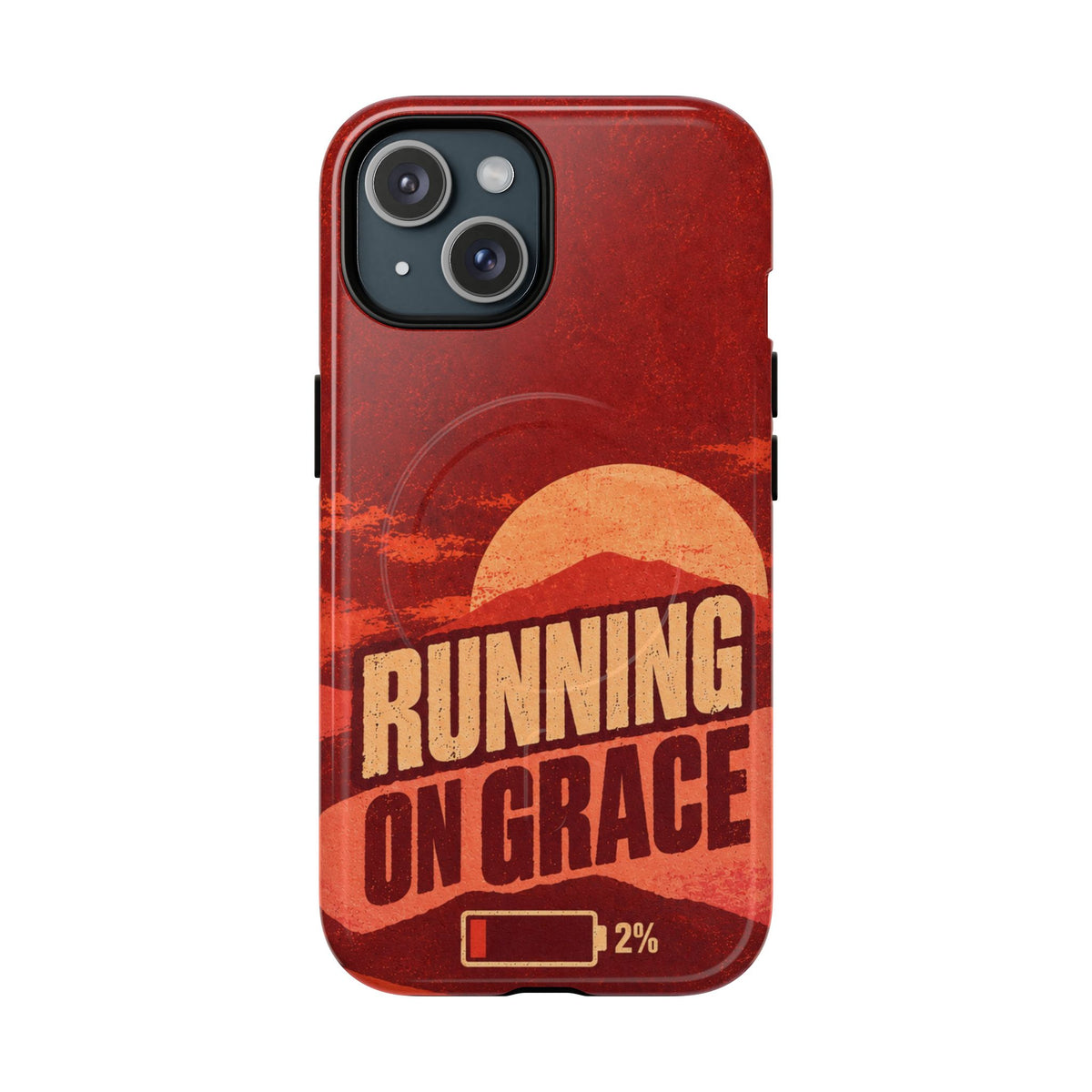 Running on Grace Christian Tough Magnetic Phone Case
