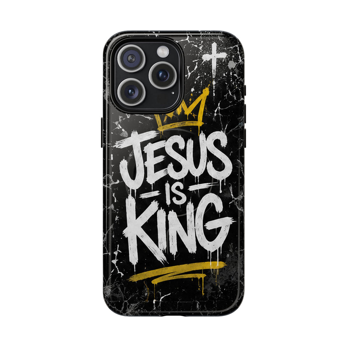 Jesus Is King Christian Graffiti Phone Case
