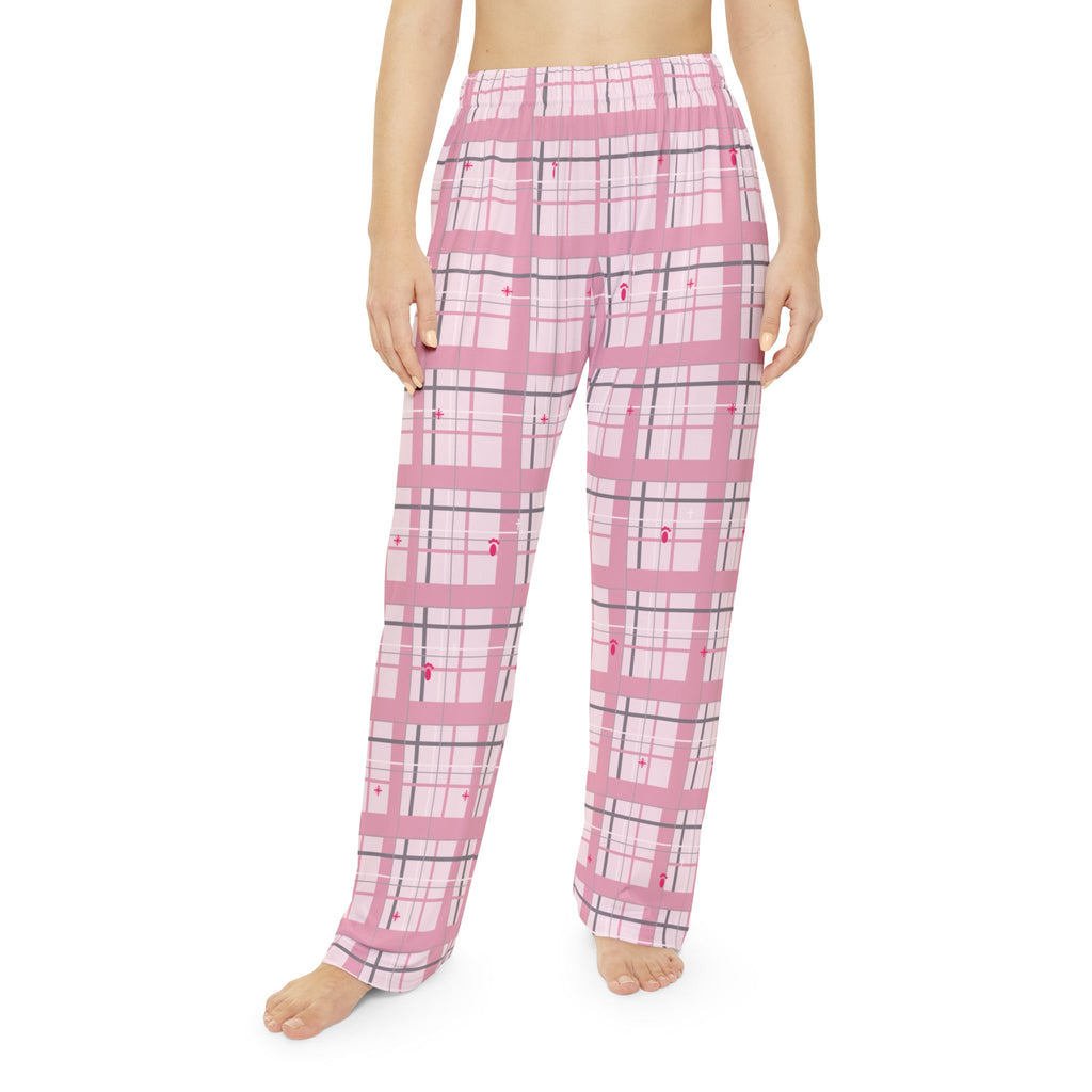 Walk by Faith Pink Plaid Pajama Pants