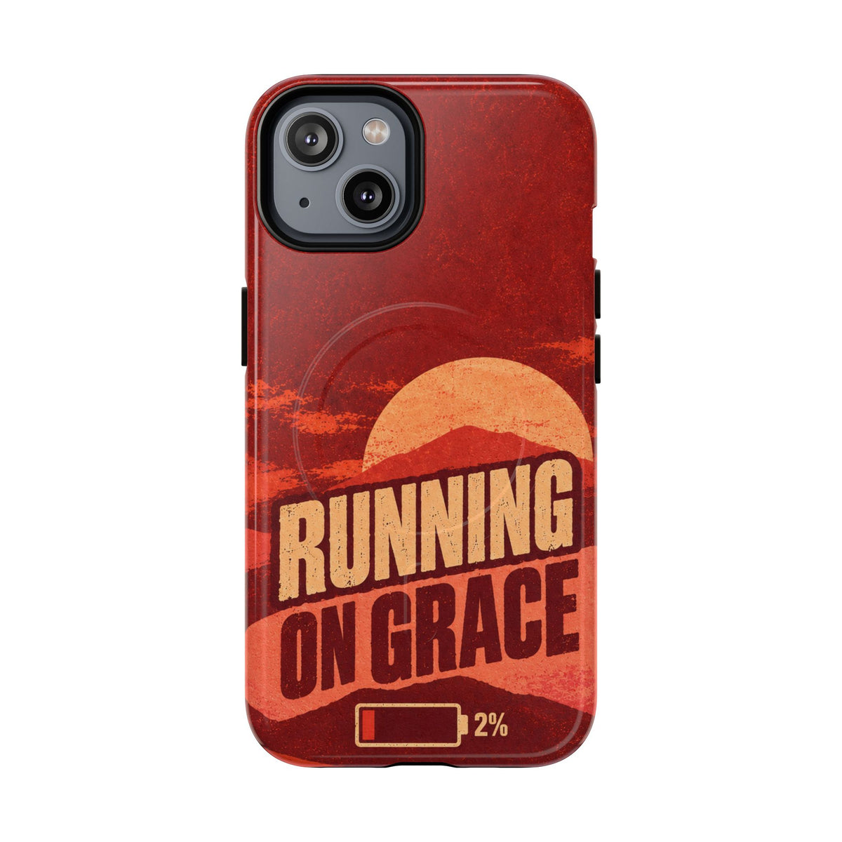 Running on Grace Christian Tough Magnetic Phone Case