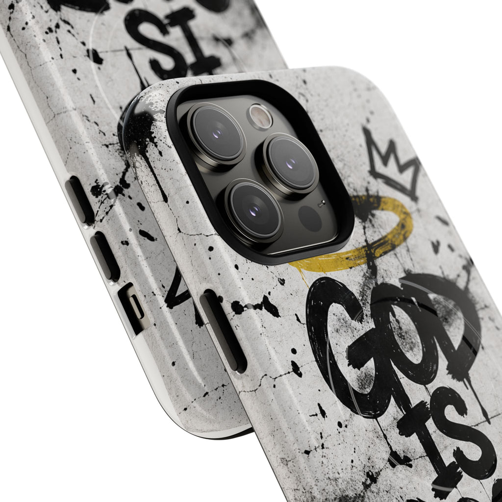 God Is Good Christian Graffiti Tough Magnetic Phone Case