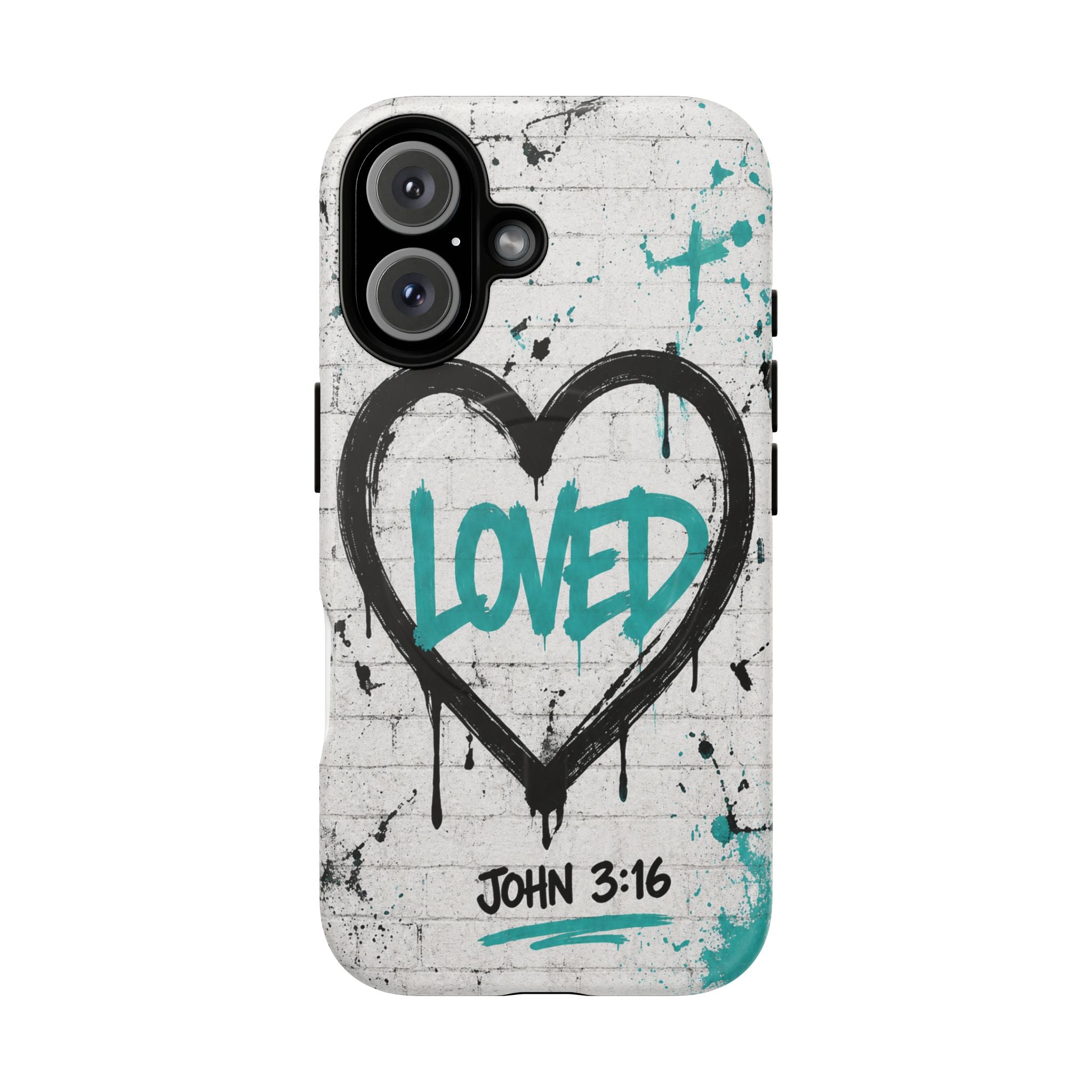 Loved John 3:16 Christian Tough Magnetic Phone Case