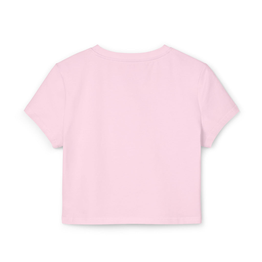Jesus Loves Me Baby Tee, Christian Crop Top for Women, Faith Graphic Shirt, Minimal Religious Top