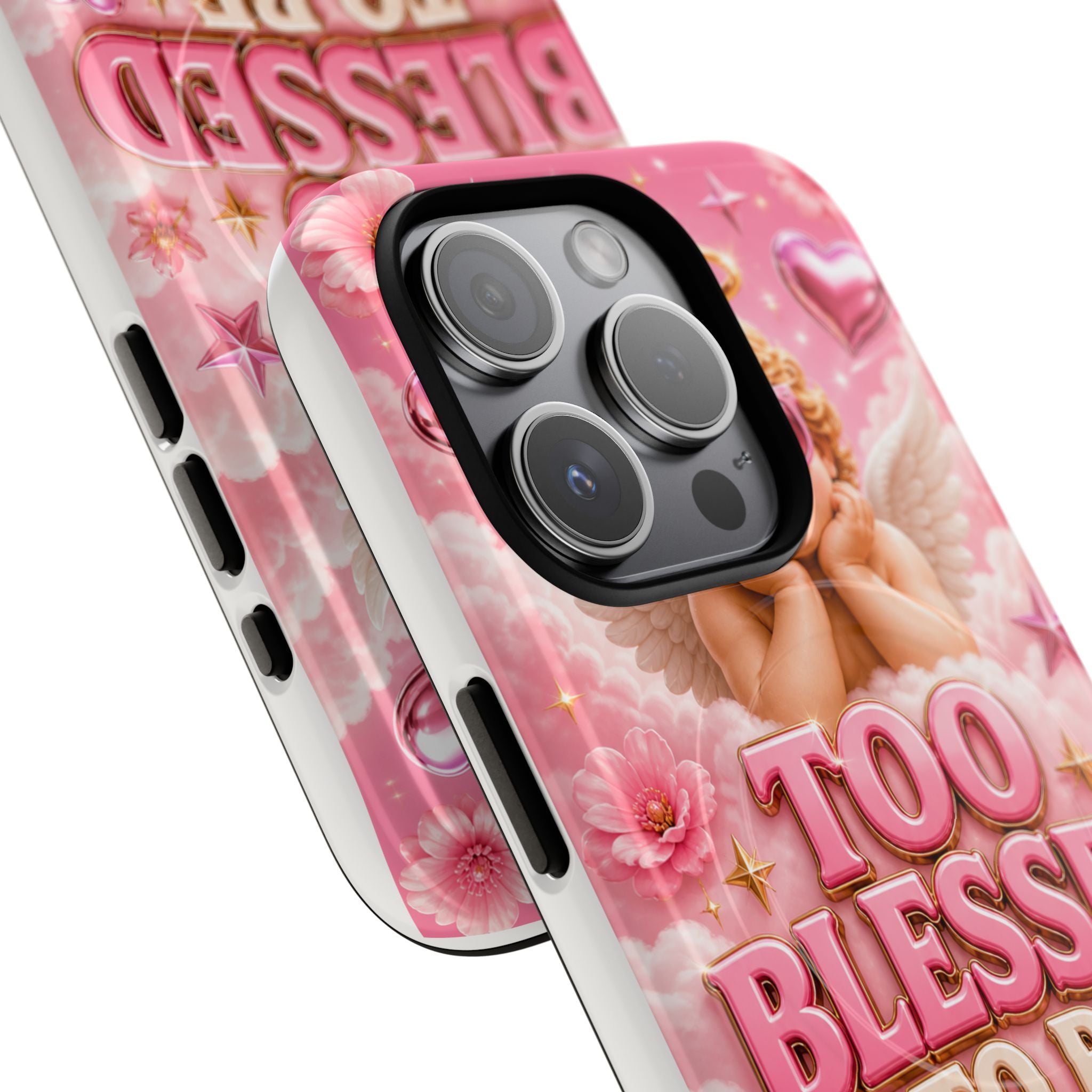 Too Blessed To Be Pressed MagSafe Tough Phone Case