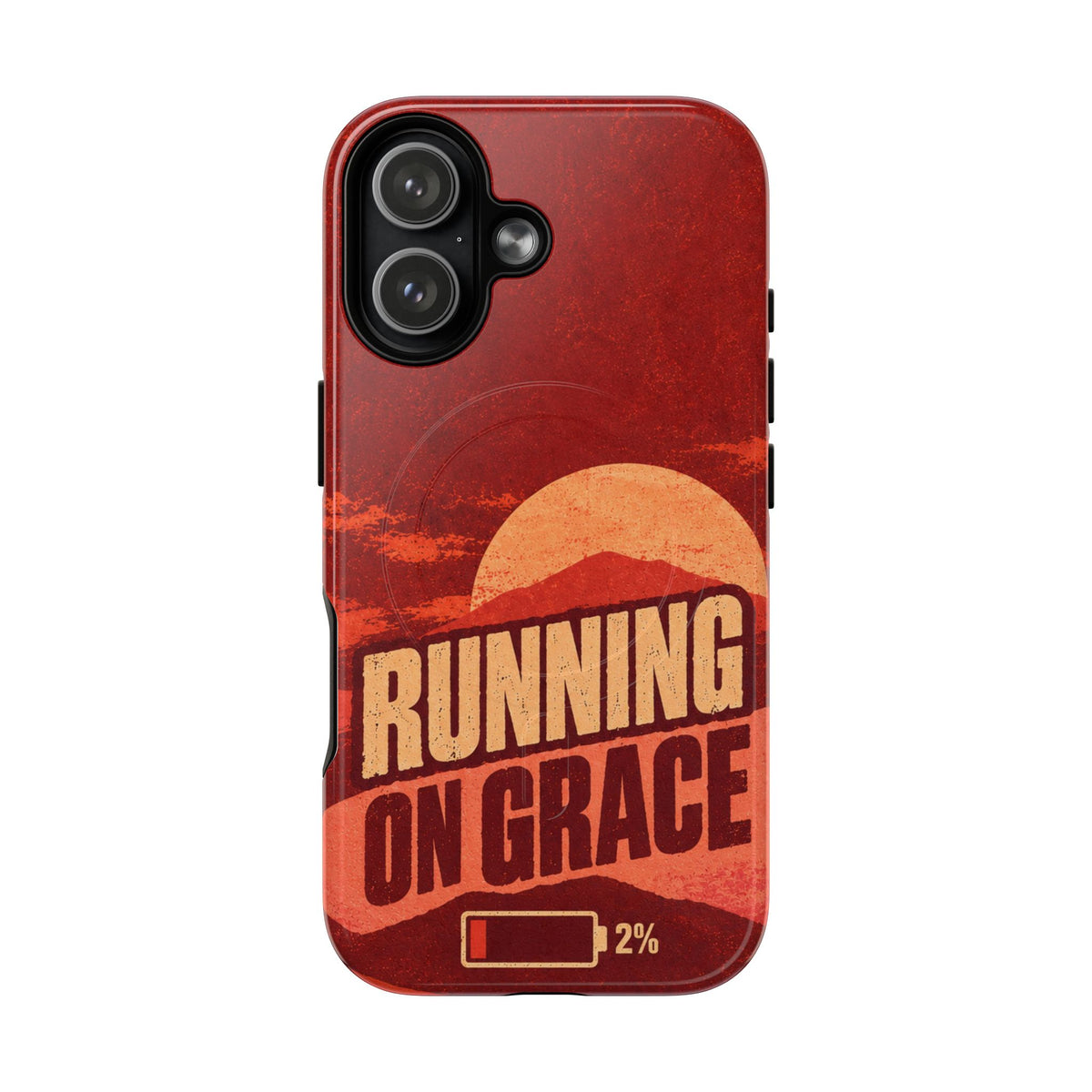 Running on Grace Christian Tough Magnetic Phone Case