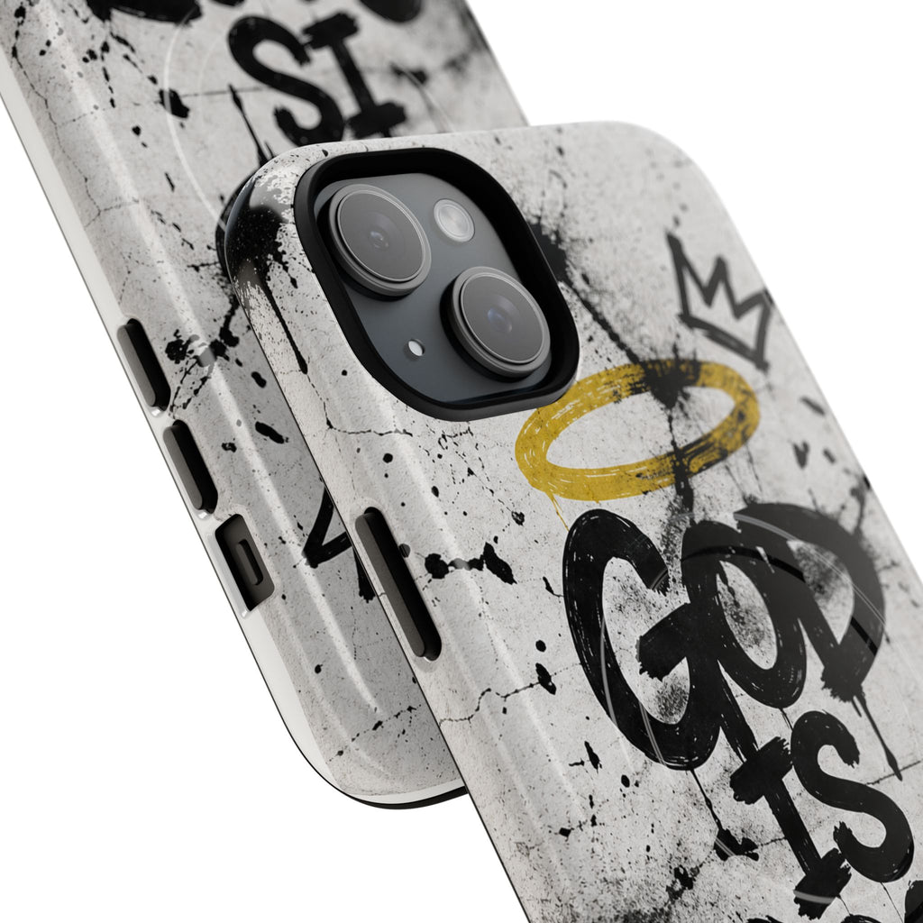 God Is Good Christian Graffiti Tough Magnetic Phone Case