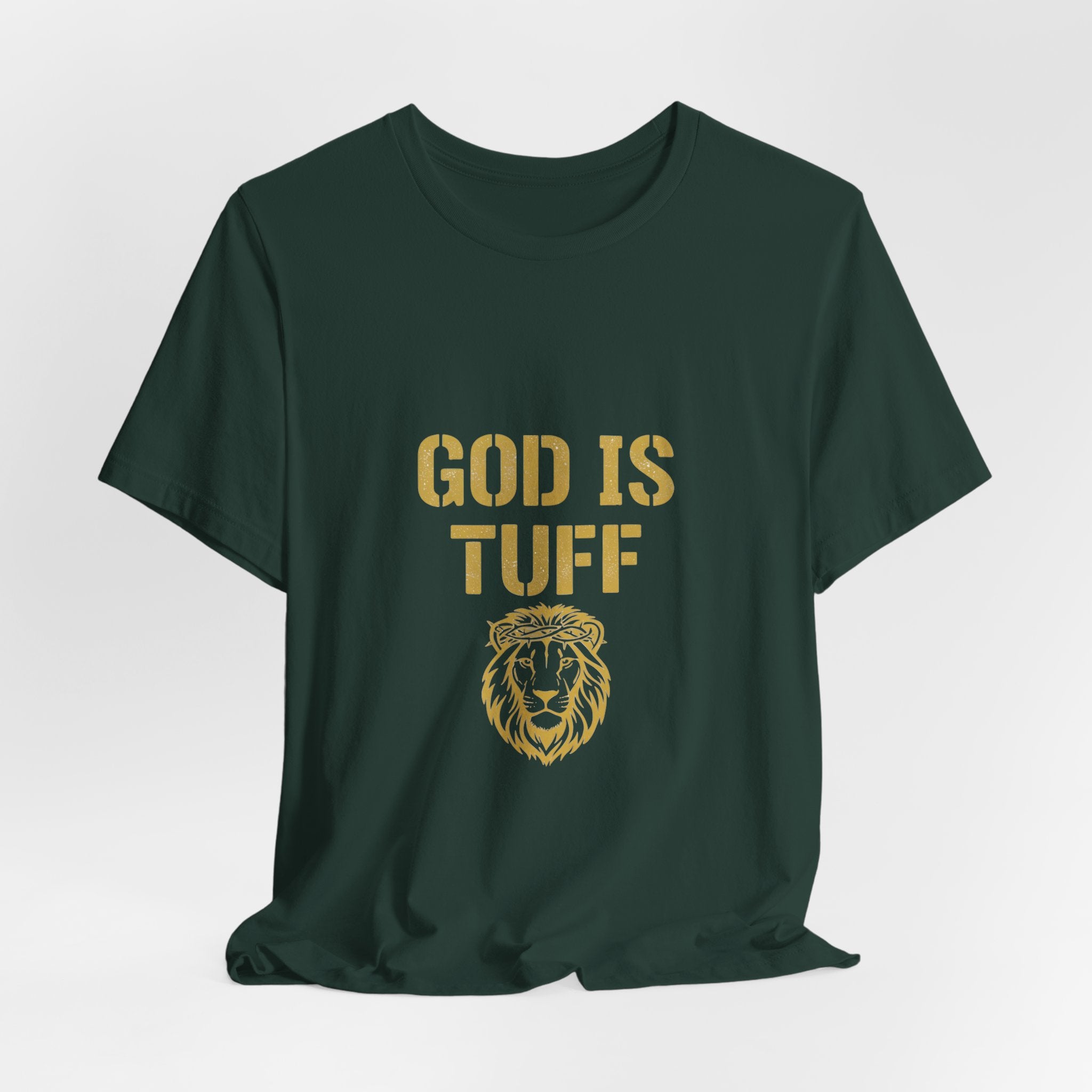 God Is Tuff Unisex Tee, Inspirational Shirt, Christian Apparel, Motivational Top, Bible Verse Tee, Faith-Based Fashion