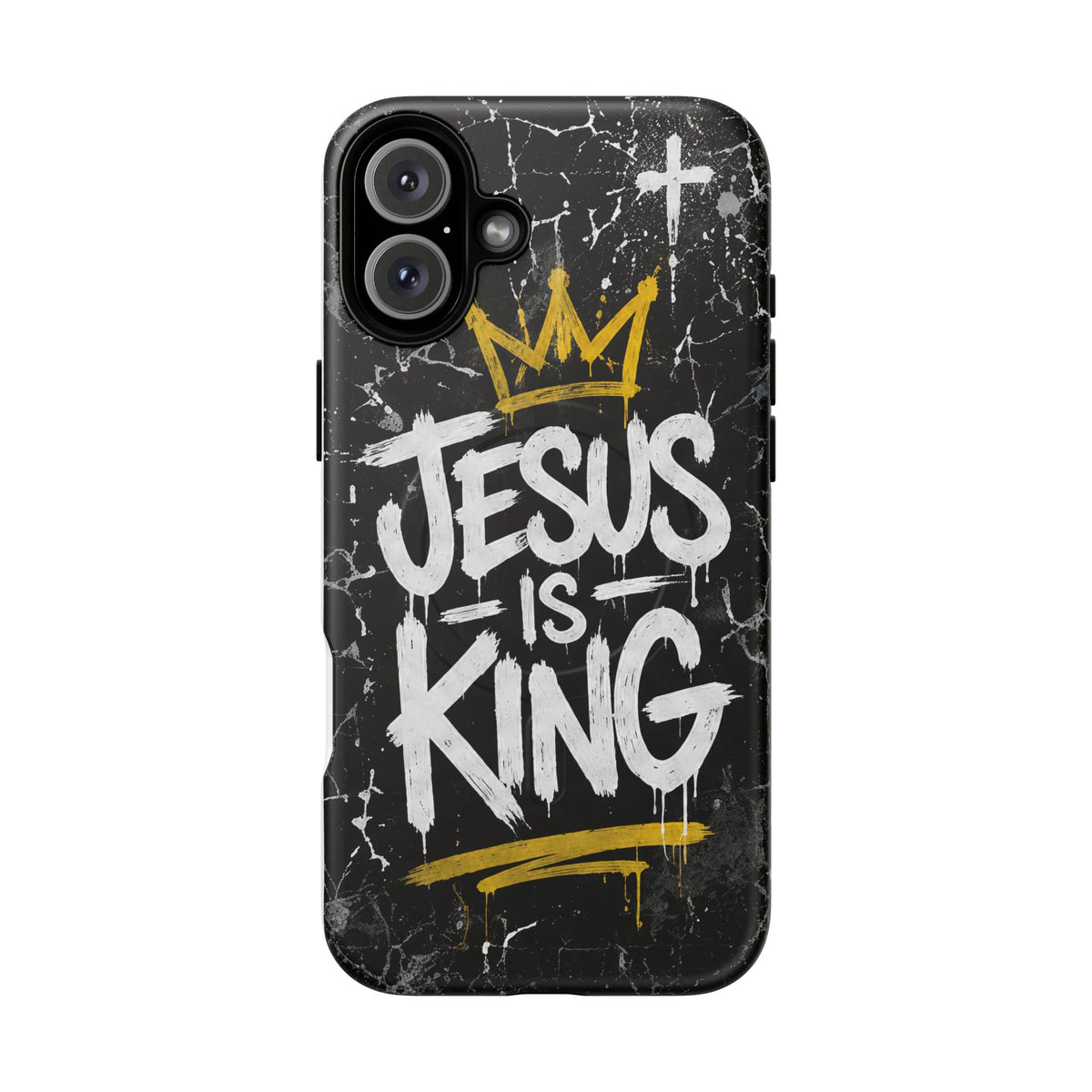 Jesus Is King Christian Graffiti Phone Case